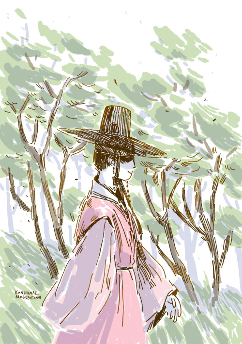 Making sketches while watching 구르미 그린 달빛 (&ldquo;moonlight drawn by clouds&rdquo; - or whate