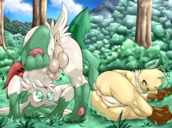 doyourpokemon:  When the trainers are away, the wild Pokemon will play.