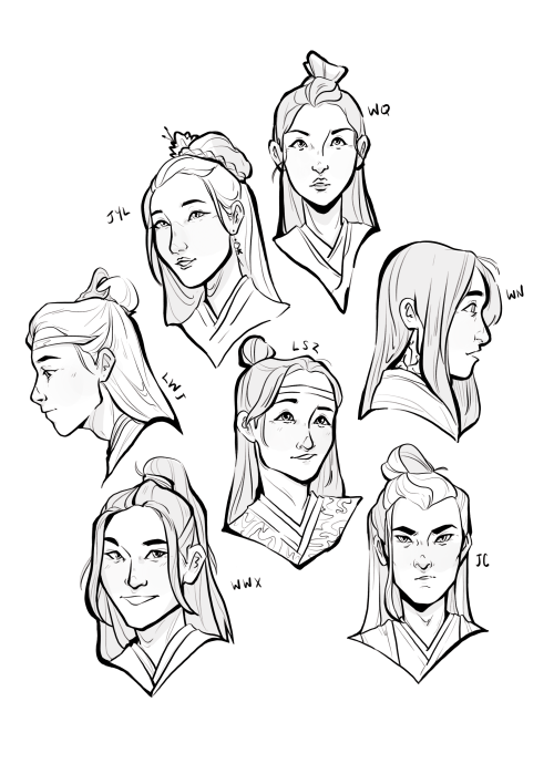 some character studies!