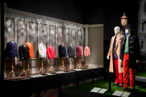 A range of sport coats at the Ivy Style exhibition at MFIT