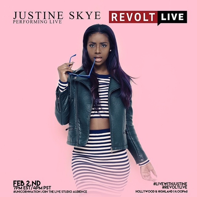 justineskye:  LA! I’m going to be performing in Hollywood @REVOLTTV on #REVOLTLIVE