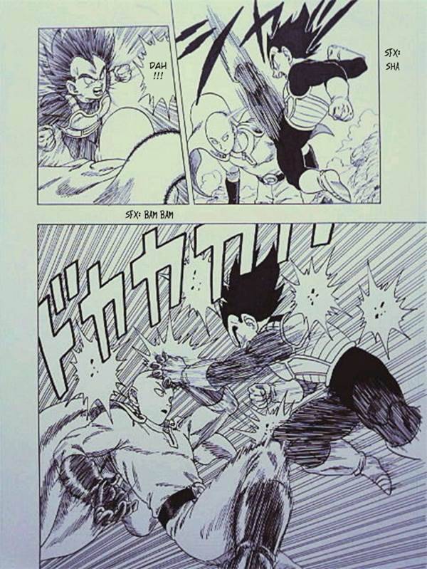 Vegeta versus One Punch Man