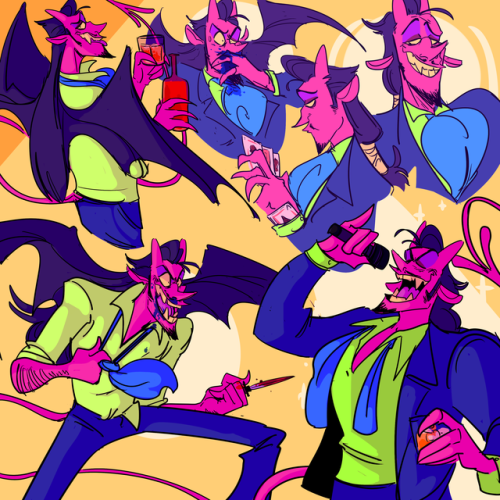 neonjawbone: some recent sketchpage commissions for some pals! I might make an official commissions 