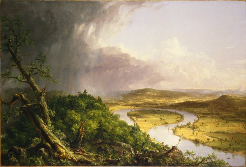 Massachusetts, after a Thunderstorm -The Oxbow, 1836. Thomas Cole. Oil on canvas. ….Long know
