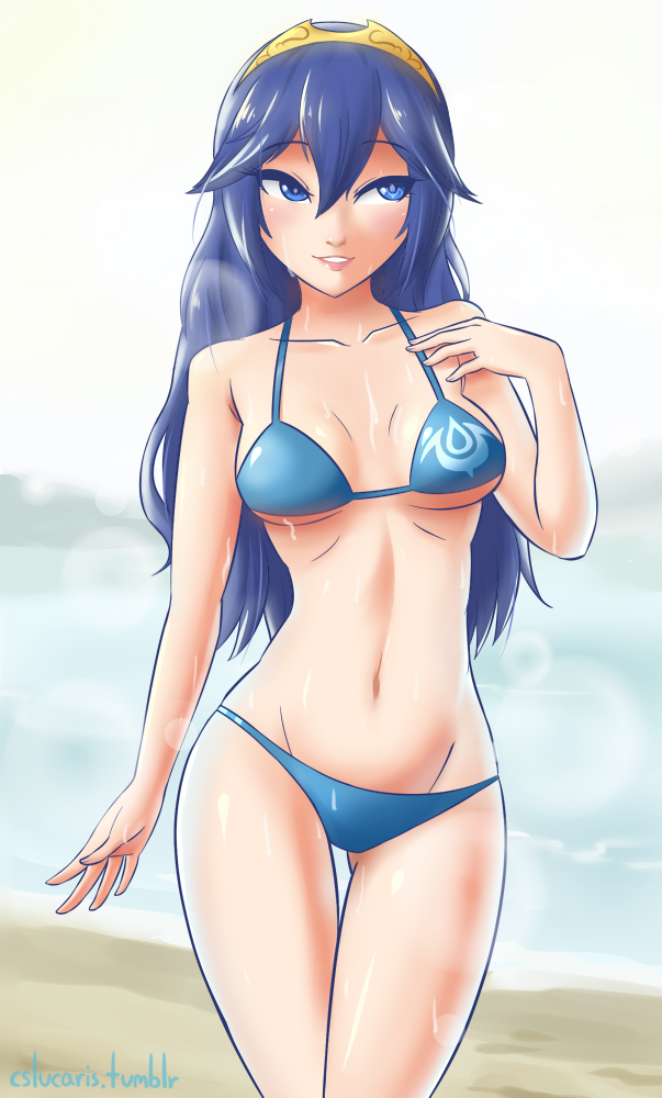 cslucaris: #138 - Swimsuit Lucina Wanted to experiment with this one. I wanted to