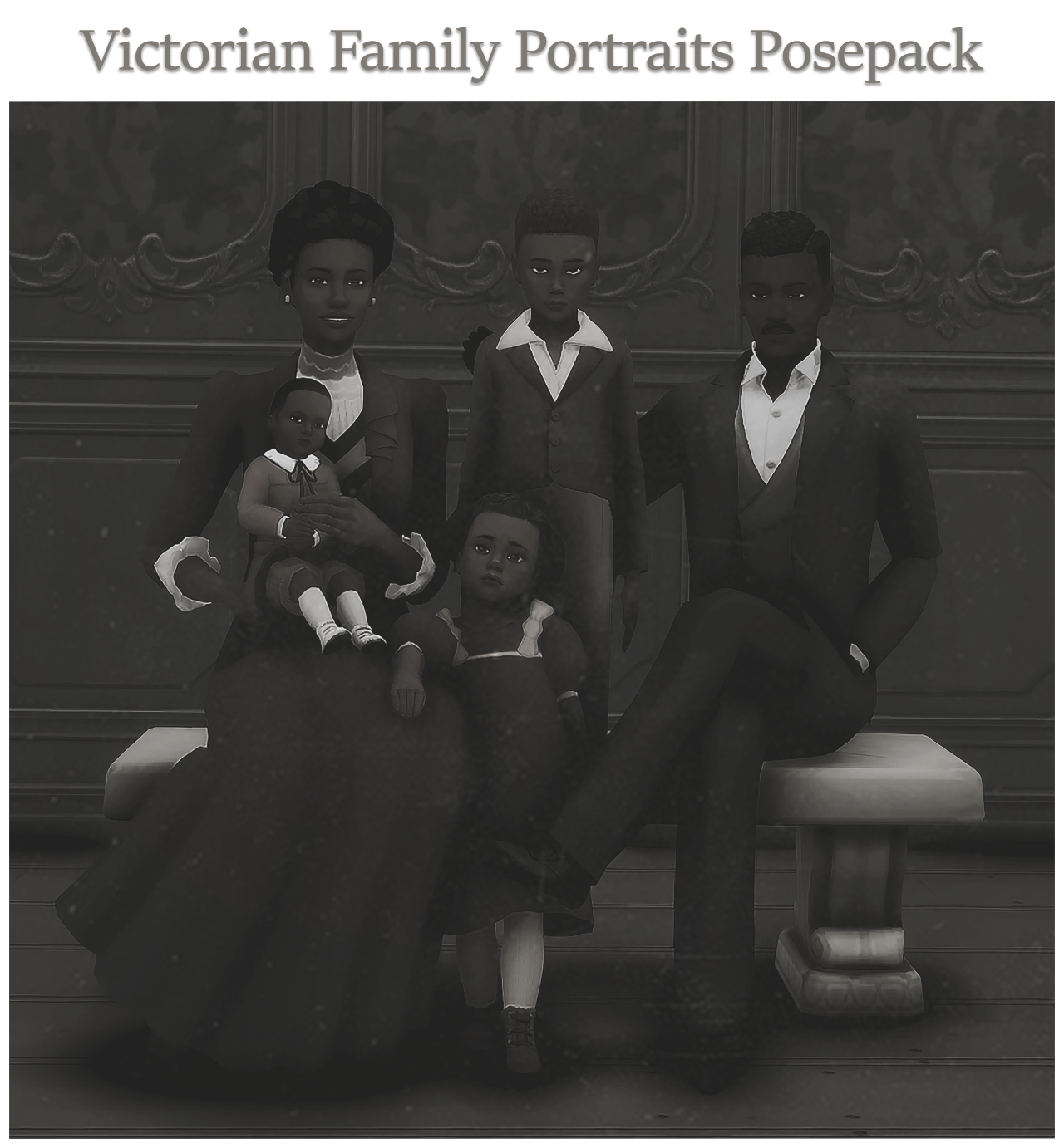 Vintage family portrait  Family portrait poses, Family portraits