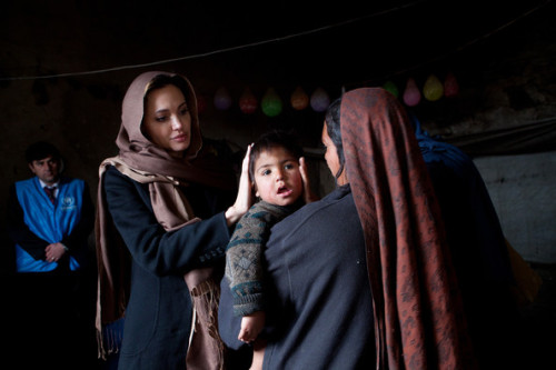 prettysunsets:  “I spend so much of my life with people who suffer, like the children in Gaza, the victims of Syria and everywhere, in all sides of the conflicts. To know better and to know that my pain and suffering are nothing in comparison because