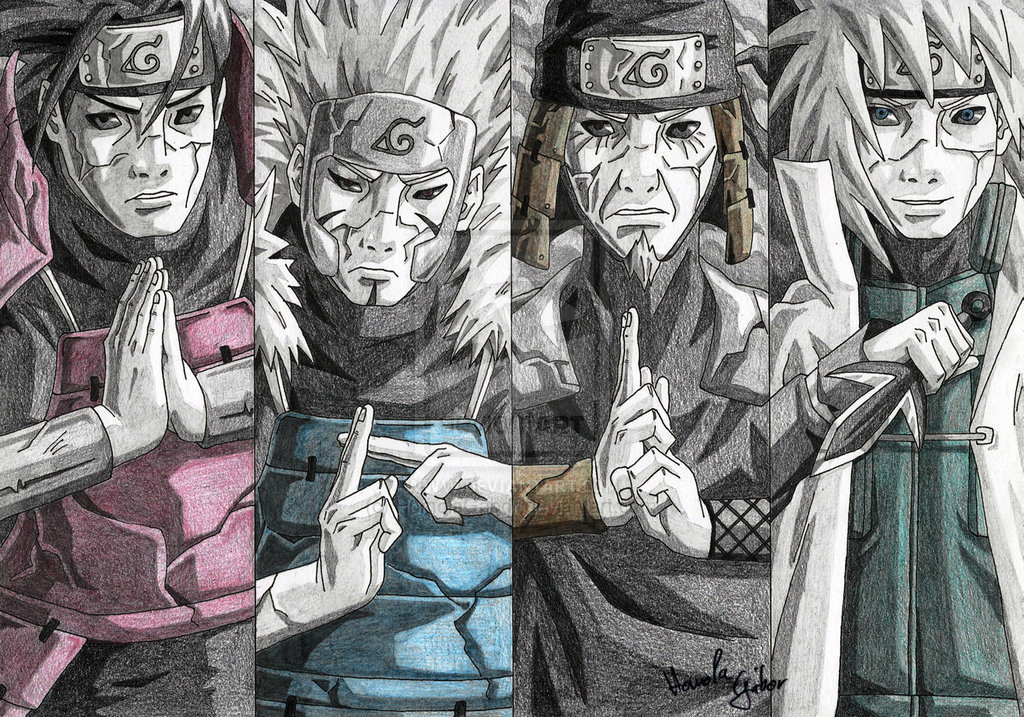 Shodaime, Nidaime, Sandaime, Yondaime, Hokages edotensei