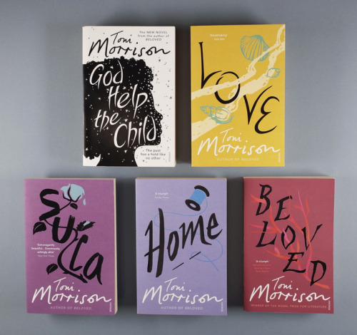 vintagebooksdesign: TONI MORRISON BACKLIST - Black History Month Nobel prize-winning author Toni Mor