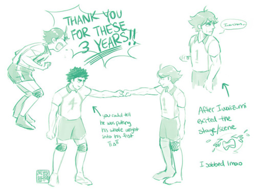 beechichi - I spent a lot of time watching Iwaoi on stage...