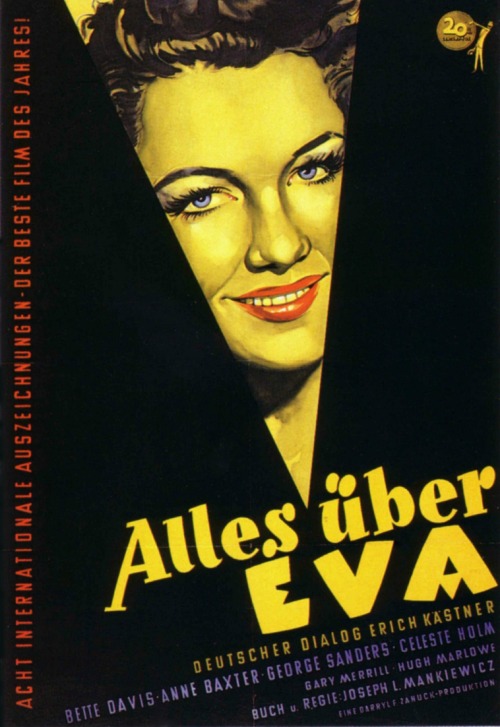 modernizor:All about Eve / german vintage film postervia pinterest.com