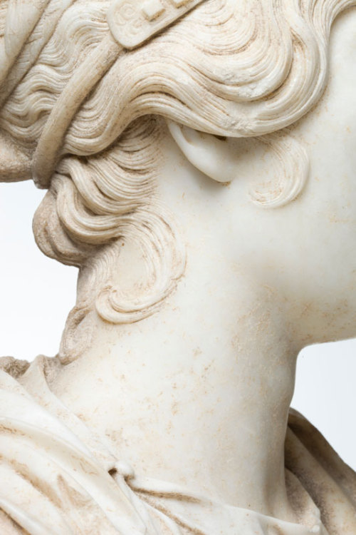 boznio:Portrait Bust of a Woman (detail), Roman, Antonine Period, 140-150 ADPhoto by Erika Dufour