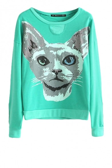 iloveyoucy:   diannaasimonss:  Today we have a lovely cat theme Embroidered Cat Sweater