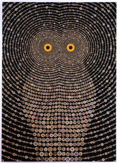 myampgoesto11: Intricate collage art by Fred Tomaselli  Fred Tomaselli makes exquisit