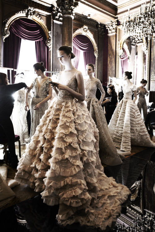 Ziad Nakad - Spring 2017 Couture Backstage.