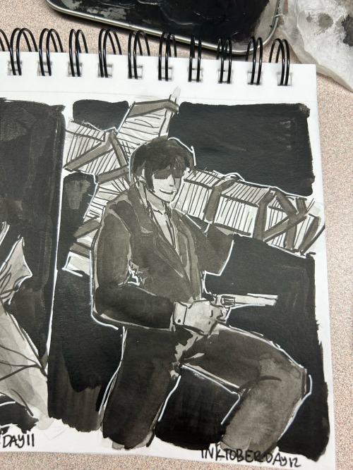 Inktober Day 12- Wolfwood
