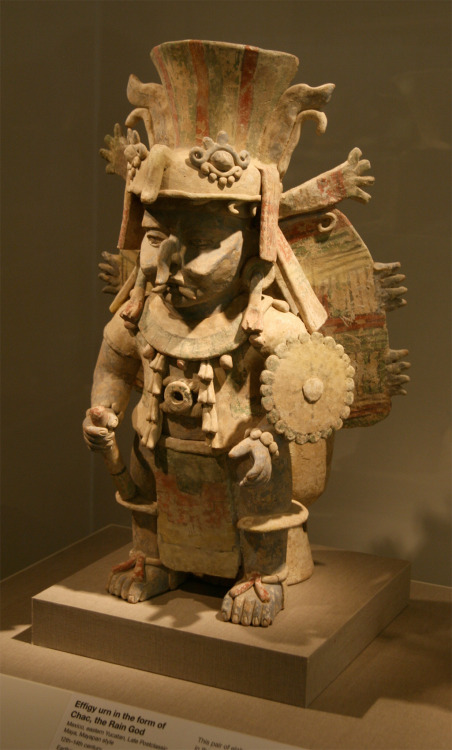 Two Maya effigy urns in the Mayapán style, fromthe eastern Yucatán (Late Postclassic Era, 1100s – 13