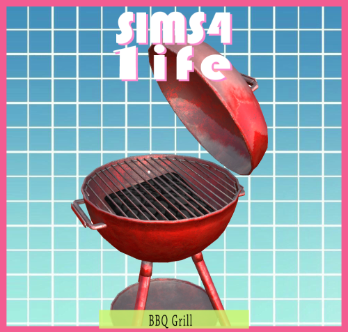 sims41ife:BBQ Grill functionalDownload Patreon exclusive :)
