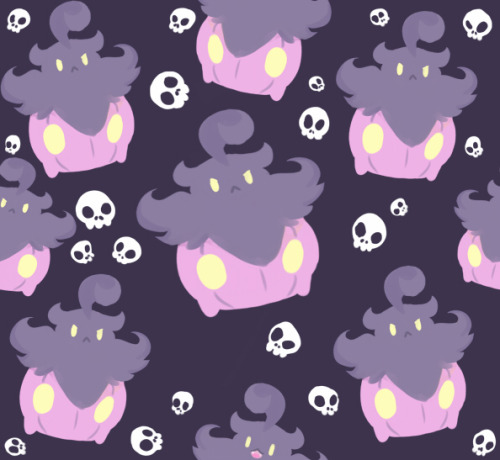 identitypollution:I worked all day to create this seamless Pumpkaboo background for my blog and I de