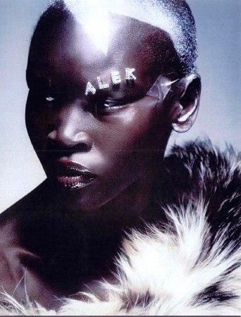 omahyramotafanclub:  alek wek for deutsch magazine 