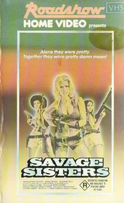 60s70sand80s:  VHS box art for Savage Sisters (1974) 