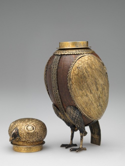 acrosscenturiesandgenerations:▪Owl Beaker.Place of origin: GermanyDate: 1556Medium: Coconut shell an