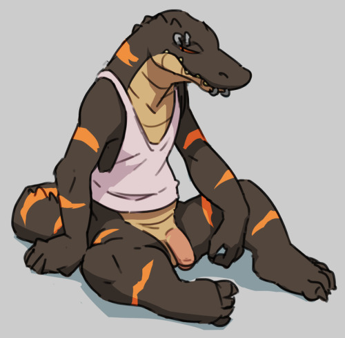 flookz:  Yet unnamed gator husband makes a return.Stockings, Golden Rule? and smooches.