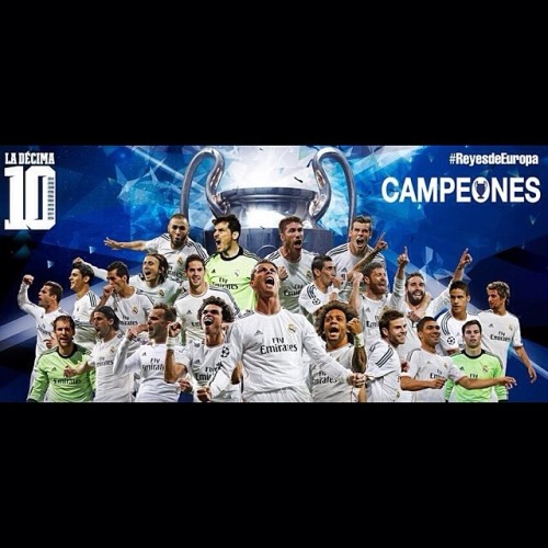 Pero que bonito es el fútbol, que bonito es el Real Madrid. Valio la pena la espera, los gritos y las lagrimas, que bonito es ser Madridista. ¡HALA MADRID! CAMPEONES, TIENEN LA DÉCIMA! ⚽️🏆