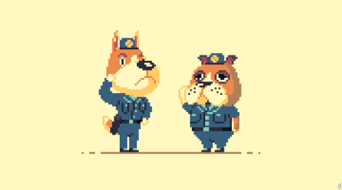 759. Police OfficerOfficers Copper and Booker, reporting for duty~