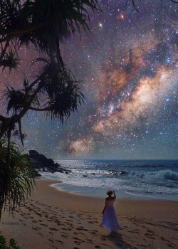 coiour-my-world:“Where stars kiss the ocean“