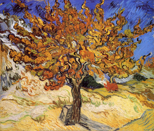artist-vangogh:Mulberry Tree, 1889, Vincent van GoghMedium: oil,canvas