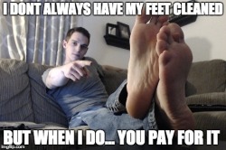 brisbanemaster:  Nothing relaxes Me and makes Me feel properly respected like a faggot paying to lick My Feet clean.If this faggot could be you, message Me or email Me (master.brisbane@gmail.com)