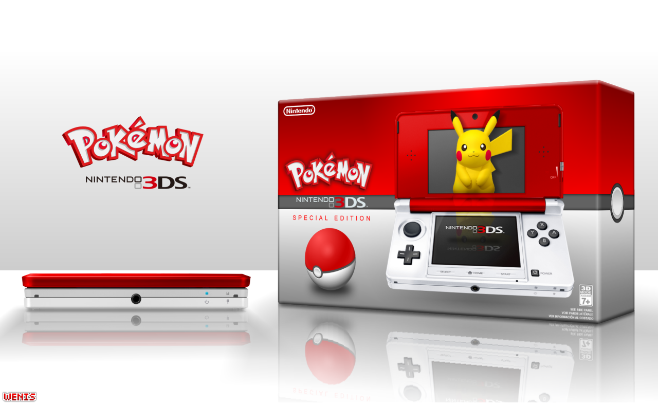 tinycartridge:  Poké Ball and Game Boy-themed 3DS mock-ups Just posting these with