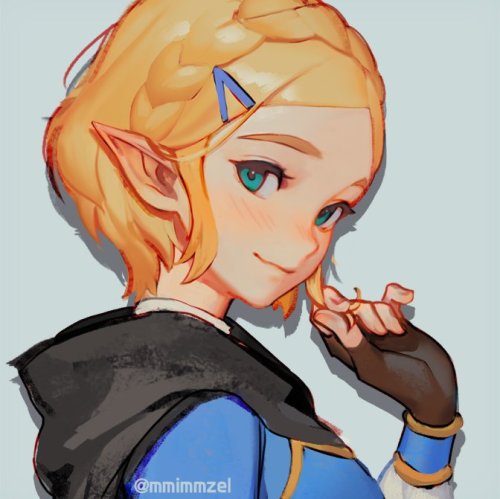 retrogamingblog2:Princess Zelda Artwork by mmimmzel 
