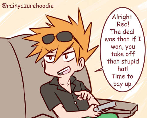 rainyazurehoodie:  Blue when you will learn, you would always lose to Red. Also Red you sneaky bastard.  Bonus: Spark please. I know that the cellphone cause a plane to crash isn’t real or that current phones won’t affect the plane’s technology,