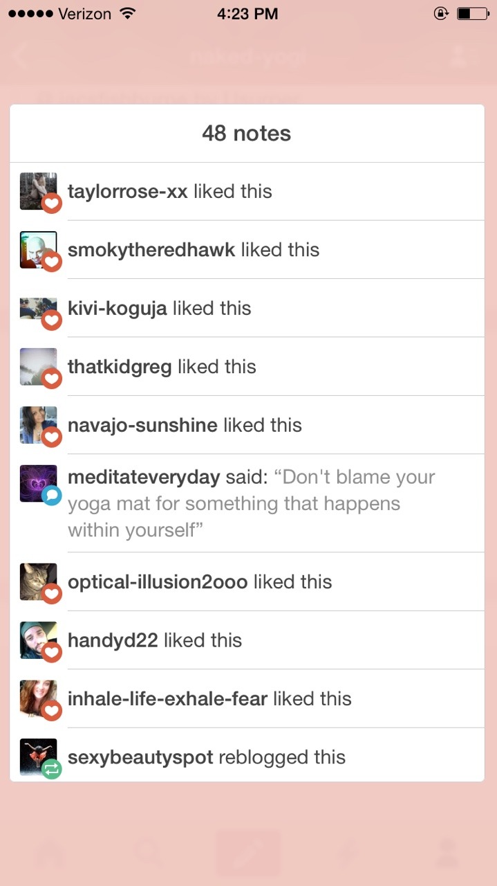 Blame my yoga mat&hellip;?