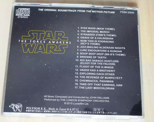 davidmalki:I found this imported Force Awakens soundtrack CD at the Virgin Megastore and dude, I&hel