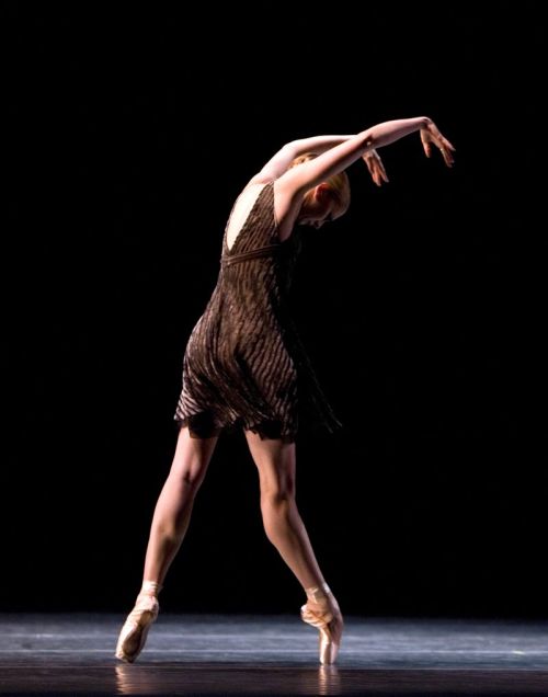 Carla Körbes in Edwaard Liang&rsquo;s Fur Alina. Pacific Northwest Ballet, The Joyce, 2010.