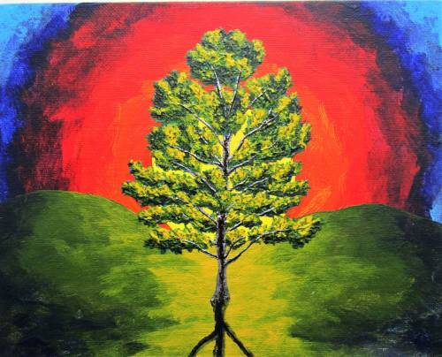 Loblolly Pine, Mike Kraus, acrylic [1140 x 921]