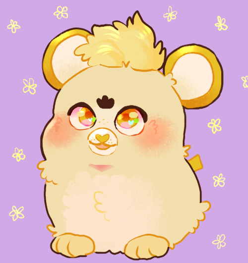 entry for @furby-o-rama !! but mostly just wanted to draw this baby