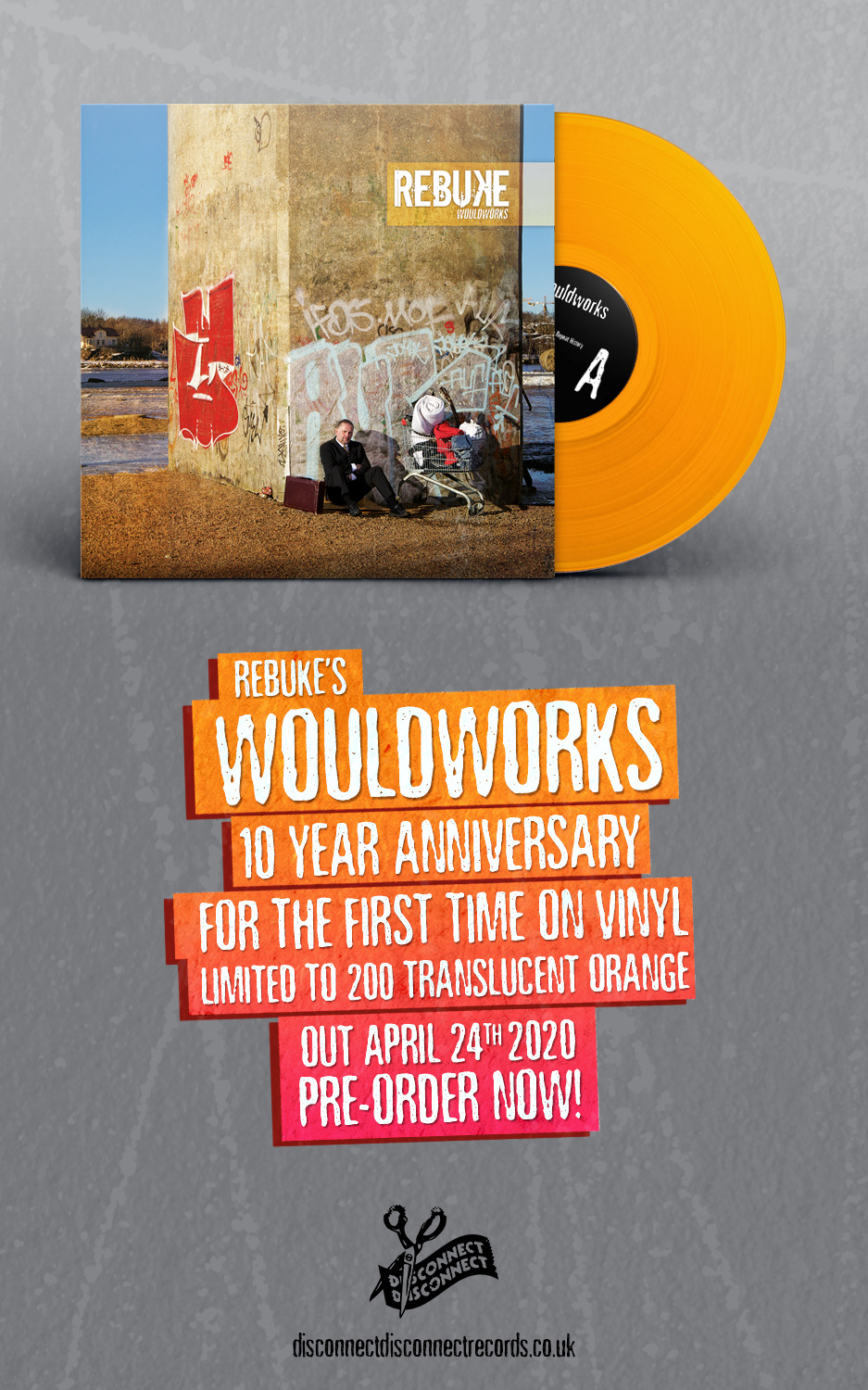 We’ve heard the whispers. The rustling in the bushes. The rattle from the grape vines. We know what you’ve been thinking. “Surely they can’t make us wait a decade in between full length releases?”
Of course not. So here it is;
WOULDWORKS, now on...