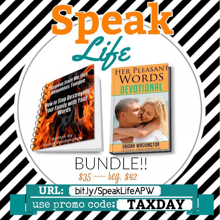 This weekend, I am offering up two of my most popular ebooks as a bundle! These two books dig deeper into many of the things I talked about regarding communication and becoming the woman God wants you to be from the inside out!
Right now you can get...