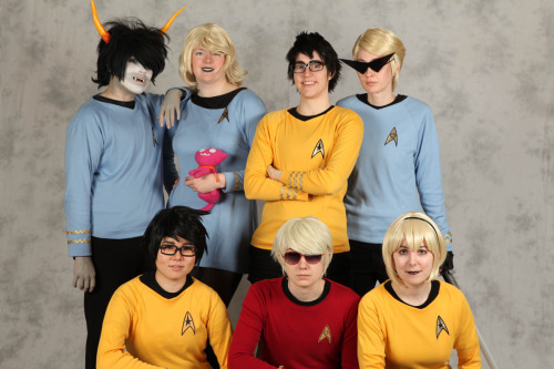 imasupermuteant: captainscoresby: kitty-maru: Trekstuck| Animazement 2013 Jake - coneyinacap Dirk - 