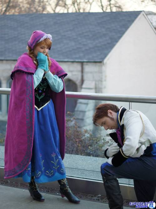 Me as Anna and my boyfriend as HansCostumes made by mePhotos by https://www.facebook.com/pages/Eurob