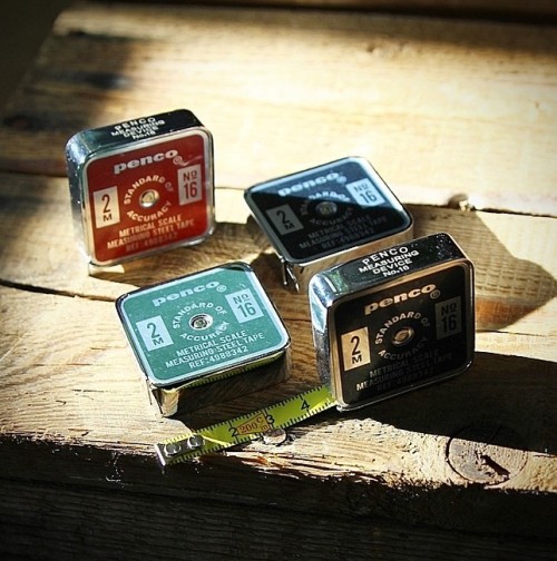 Our beloved Penco Tape Measure is back in stock, with three new colours. A small and compact, vintag