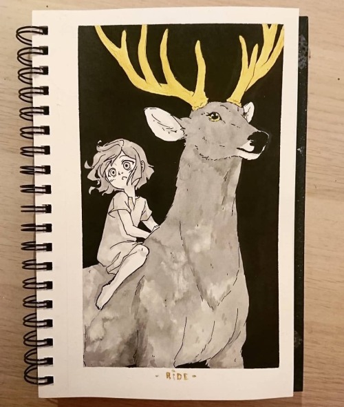 Day 28 - Ride [Mara] *** #inktober2019 #inktober #inktoberchallenge #challenge #drawing #traditional