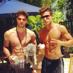 lovingmalemodels:  Nick Bateman and Andrea