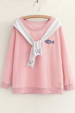 ohsointensecandy: Cute Sweatshirt: 1.  Cat