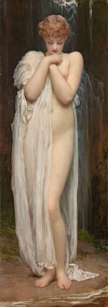 soyouthinkyoucansee: “Crenaia, the Nymph of the Dargle” by Frederic Leighton, 1880