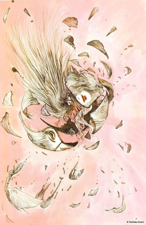 conceptcentral: Angel’s Egg: Misc Artwork - Yoshitaka Amano “That girl, meets something 